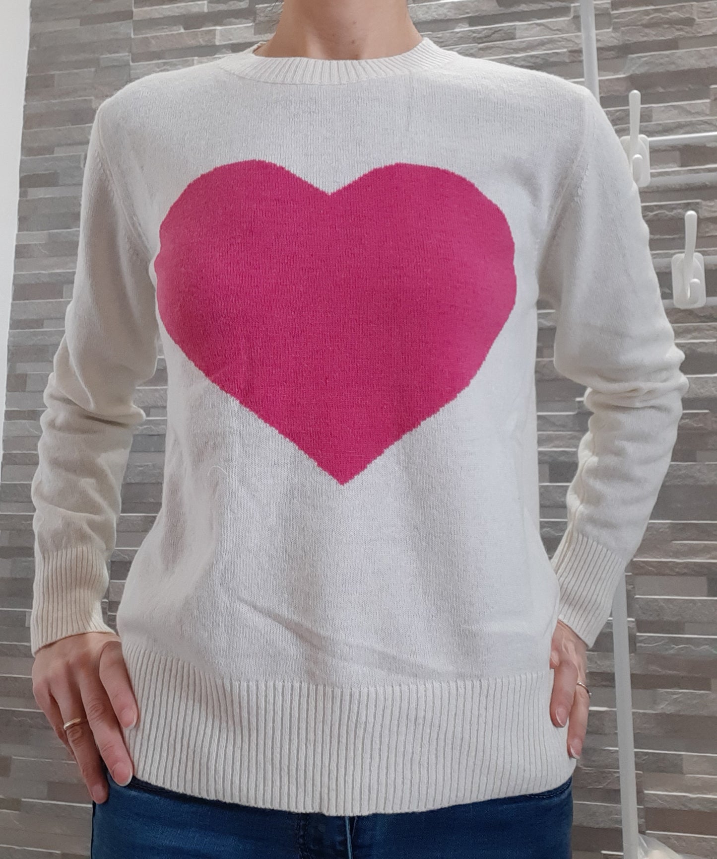 Maglione CUORE grande