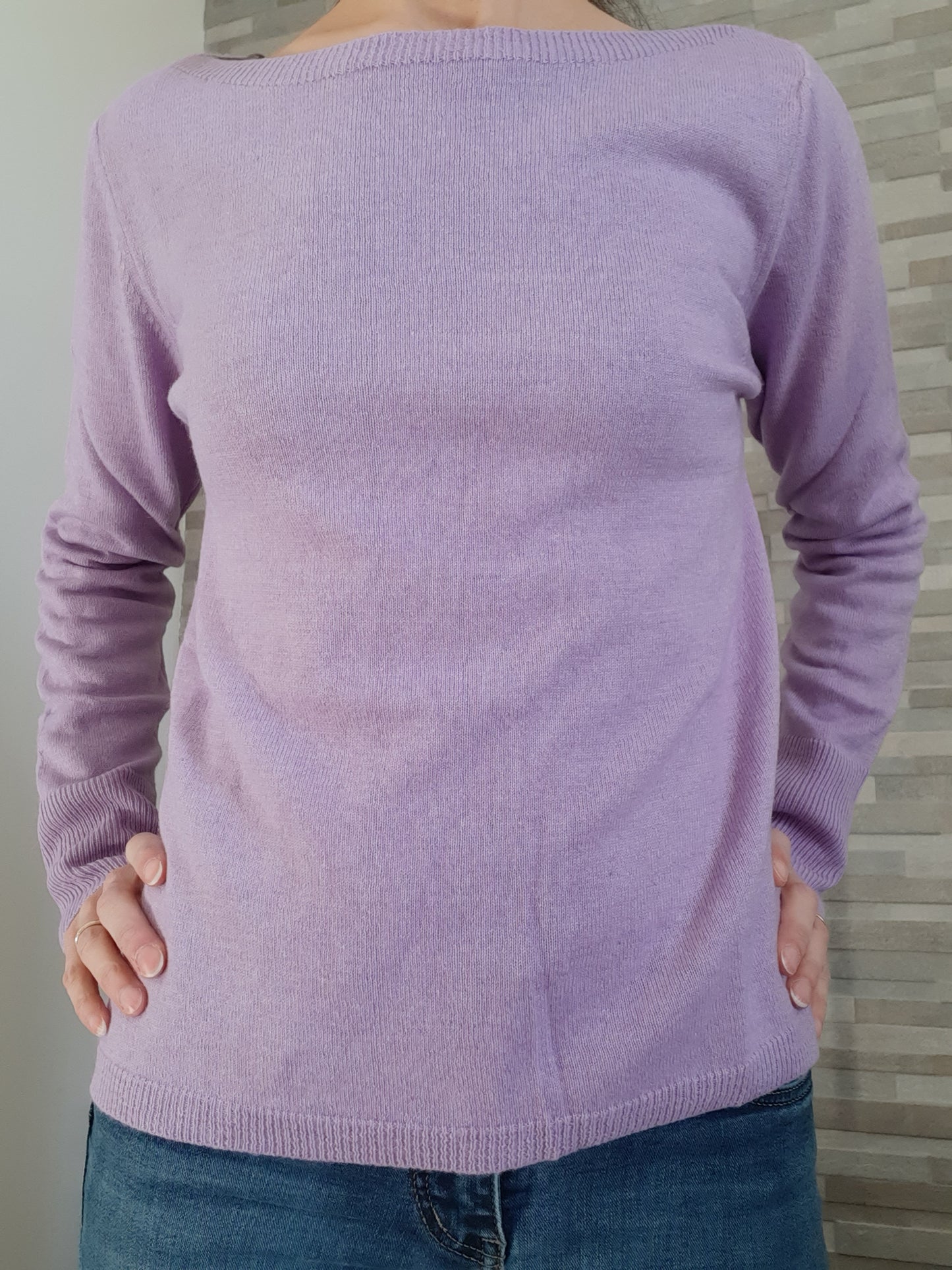 Maglione Scollo Barchetta